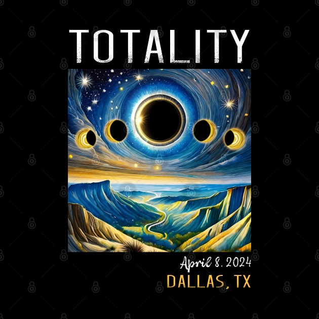 Total Solar Eclipse April 8, 2024 Dallas Texas by obodo