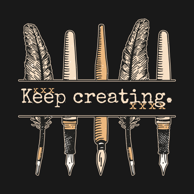 Keep Creating // Vintage Writing Pens and Quills by SLAG_Creative
