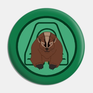 Earth Kingdom Badger Mole Pin