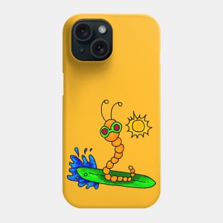 surfer worm Phone Case