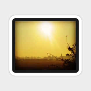 Mellow Autumn Sunrise Magnet