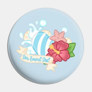 Sea Bound Soul Heart Pin