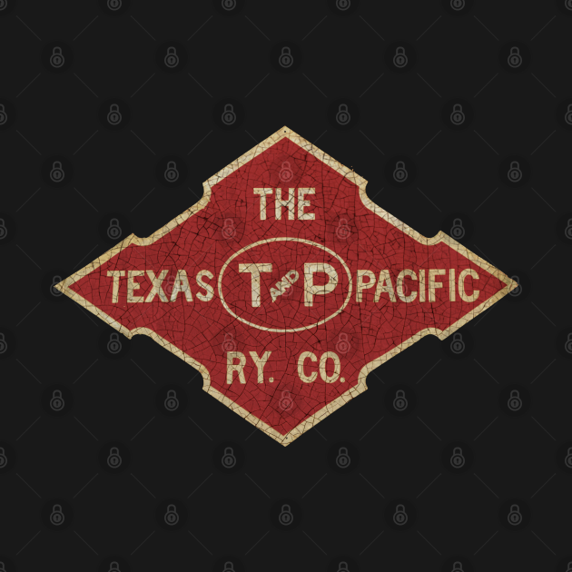 Disover Texas Pacific Lines - Railroad - T-Shirt