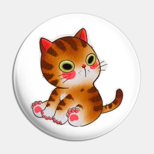 gato sentado Pin