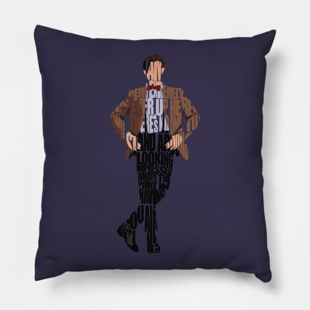 Eleventh Doctor Pillow by inspirowl