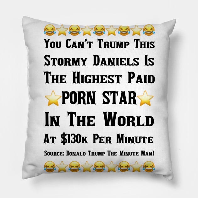 Donald Trump The Minute Man Pillow by FirstTees