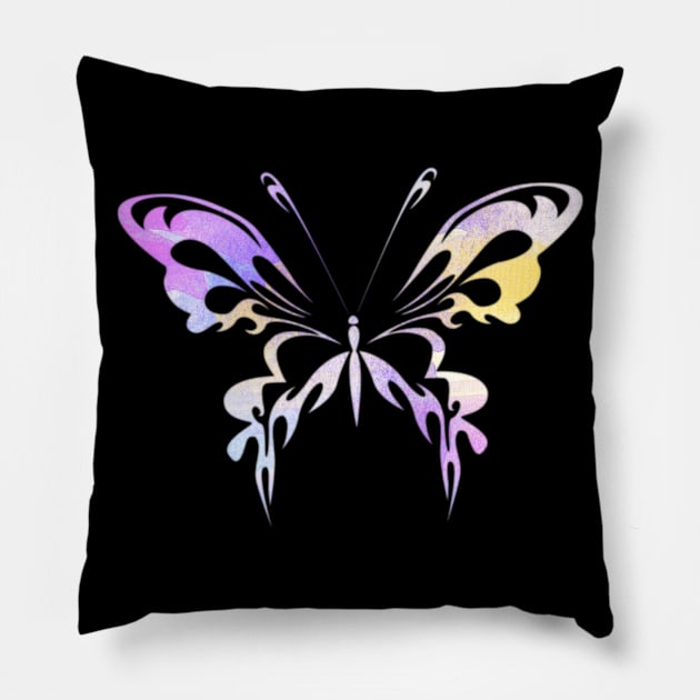 Watercolor Butterfly Insects Science Gift Pillow by twizzler3b