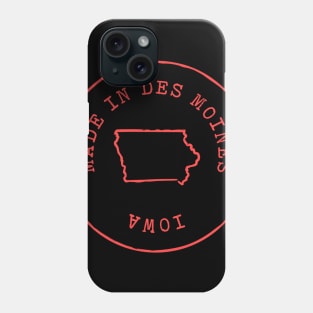 Made in Iowa T-Shirt Phone Case