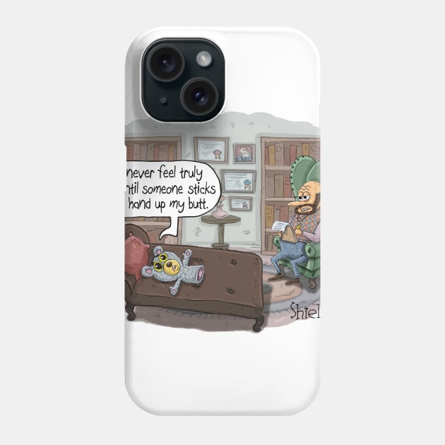 Psychiatrist Puppet Phone Case by macccc8