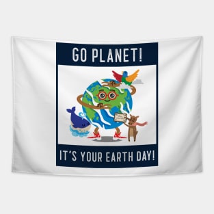 Go Planet, It's your Earth Day Tapestry