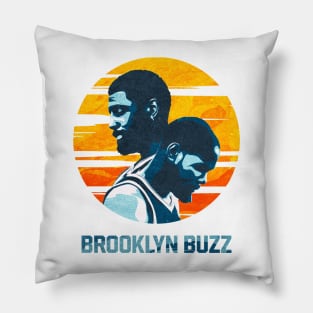 Nets Superstar Duo Brooklyn Buzz Pillow