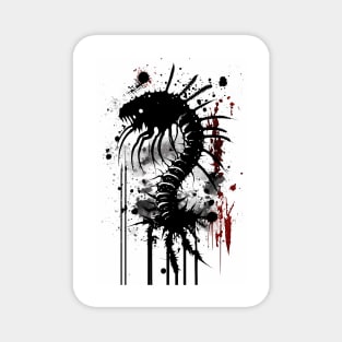 Centipede Ink Painting Magnet