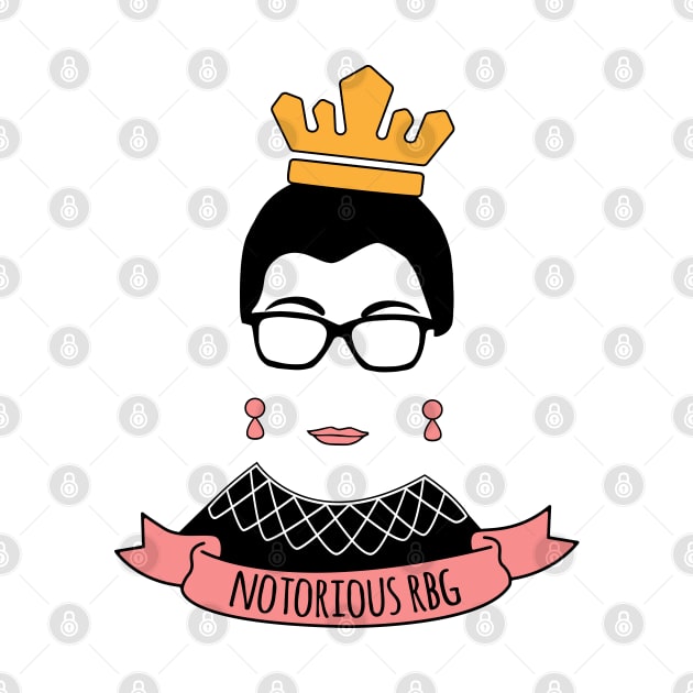 Notorious RBG Feminist for Ruth Bader Ginsburg Fan by HCMGift