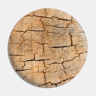 Naturally cracked wood Pin