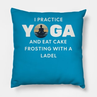 YOGA and dessert Pillow