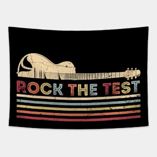 Rock The Test Guitar Teacher Test Day Testing Day Tapestry