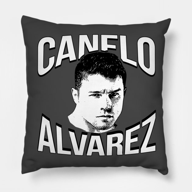 Canelo Alvarez Pillow by enricoalonzo