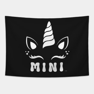 Cute Mini Unicorn Face Print Tapestry