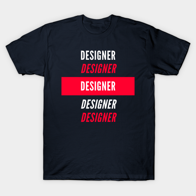 white red designer shirt