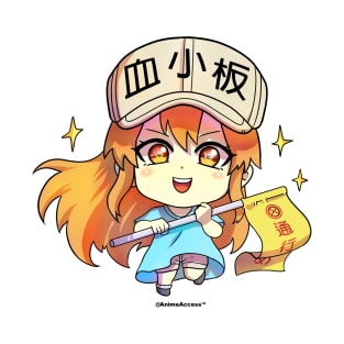 Hataraku Saibou: Cells at Work - Platelet-chan T-Shirt