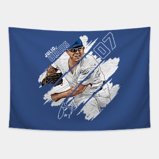 julio urias stripes Tapestry