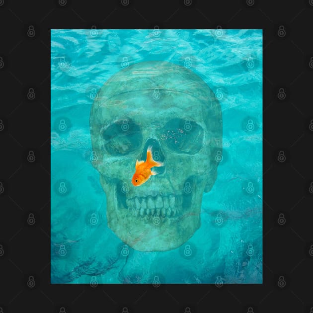 SKULL FISH IN WATER - Halloween Funny | Halloween Costume | Happy Halloween |  Halloween Skull by Cosmic Story Designer