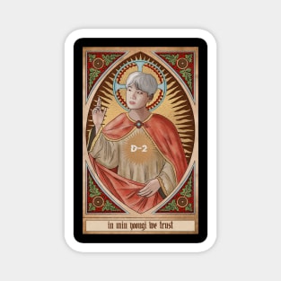 BTS Saint Min Yoongi D2 Daechwita Magnet