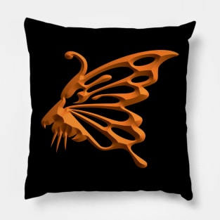 Wolf and butterfly 3d super soft blend drawing cute cool colorful Pillow