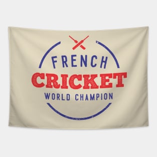 French Cricket World Champion Tapestry