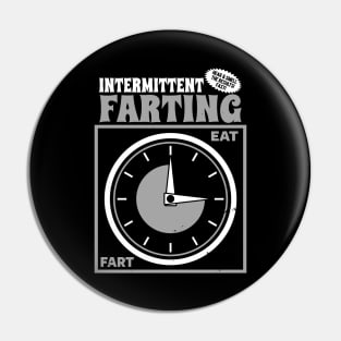 Funny Diet Fart Fad Intermittent Fasting Funny Farting Poster Parody Pin