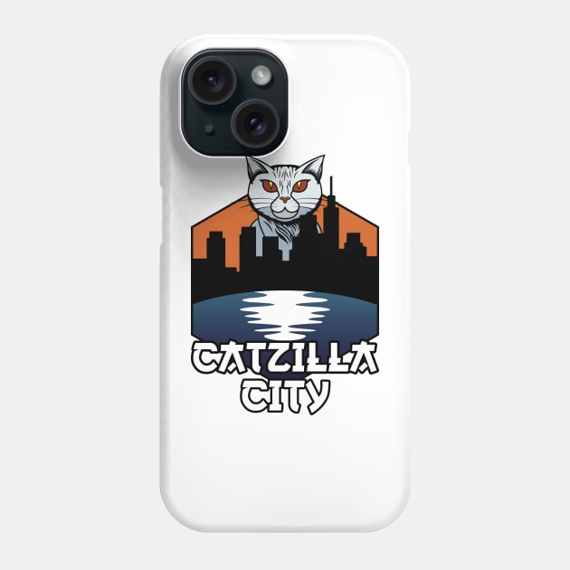 CATZILLA CITY Phone Case by VecTikSam