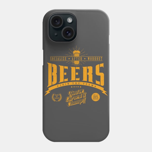 Team Beers Phone Case by Getsousa