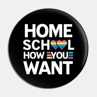 Homeschool Pride Shirt Pin