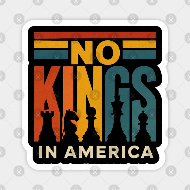 No-Kings Magnet by Creatifly Graphic Tees