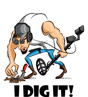 Metal Detecting I Dig It! Magnet