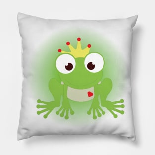 frog illustration Pillow