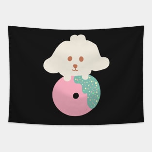 Puppy Donut Tapestry