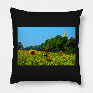 Sunflowers. Pillow