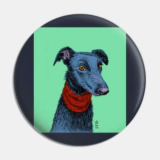 Pop Art Lurcher Pin