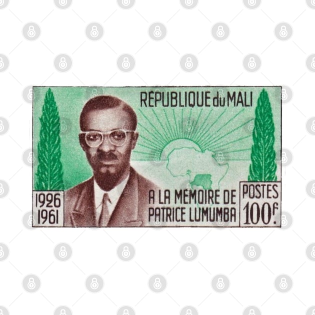 Patrice Lumumba Memorial Mali Postage Stamp by Tony Cisse Art Originals