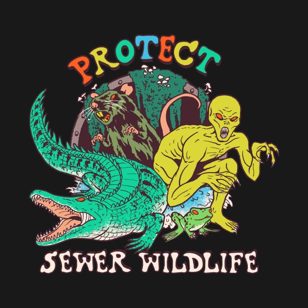 Protect Sewer Wildlife by Hillary White Rabbit