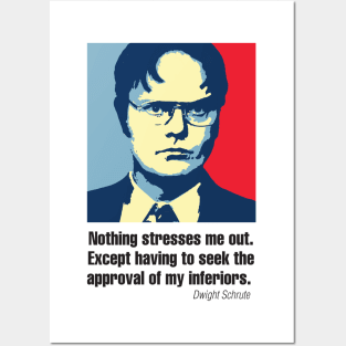 Dwight Schrute with blonde hair Poster for Sale by BestOfficeMemes