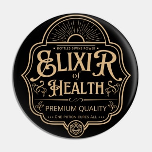 Elixir of Health: Gold Version Pin