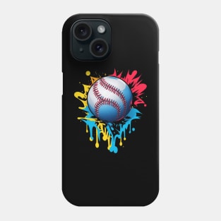 Abstract Baseball Ball Phone Case
