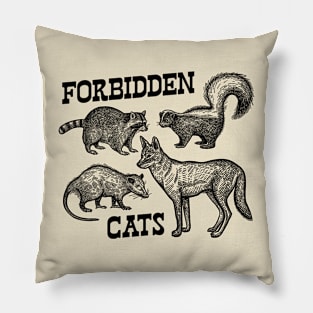 Forbidden Cats Pillow