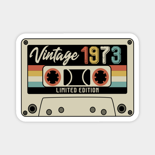 Vintage 1973 - Limited Edition - Vintage Style - Vintage 1973 - Magnet ...