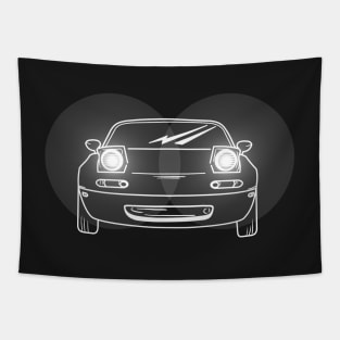 Mazda mx5 Miata Pop Up Headlights Tapestry