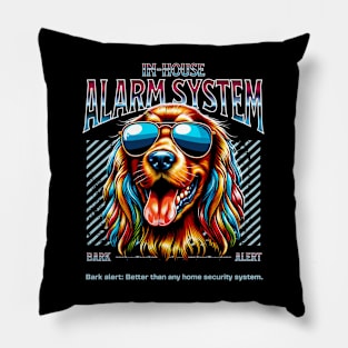 Bark Alert Sussex Spaniel Pillow