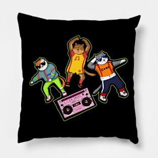 Boom dance Pillow