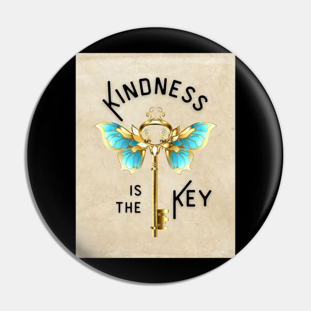 Kindness is the Key Pin by DadOfMo Designs